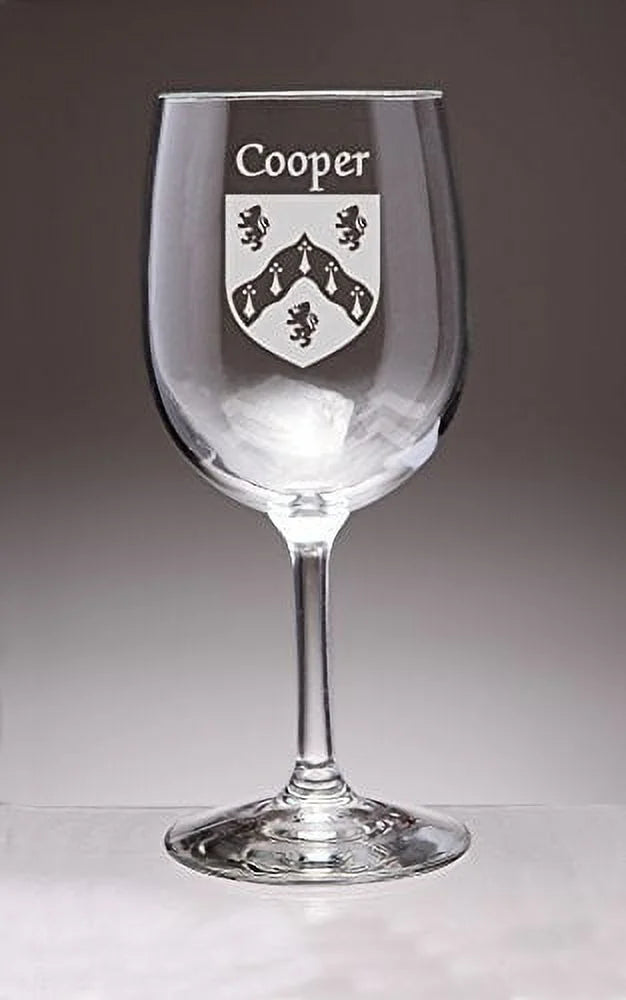 Irish Coat of Arms Wine Glasses Set of 4 F1042