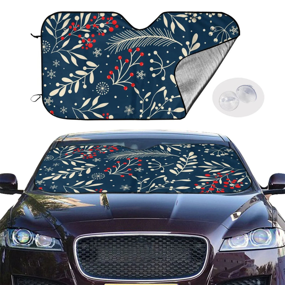 Christmas Windshield Sun Shade F347