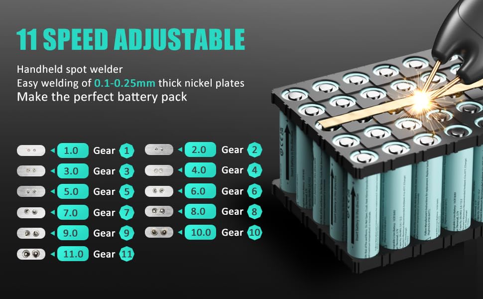 Portable Mini Spot Welder with LCD Screen M2401