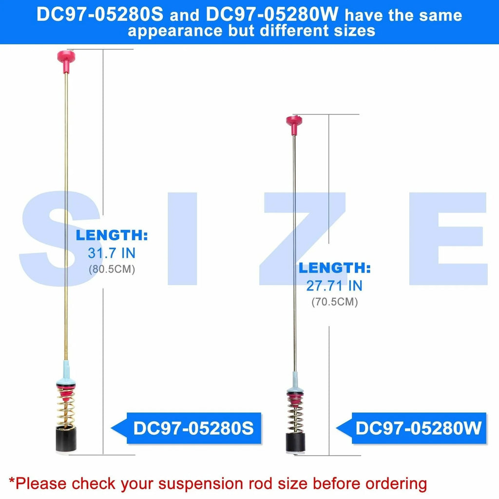 Washer Suspension Rod Kit S435
