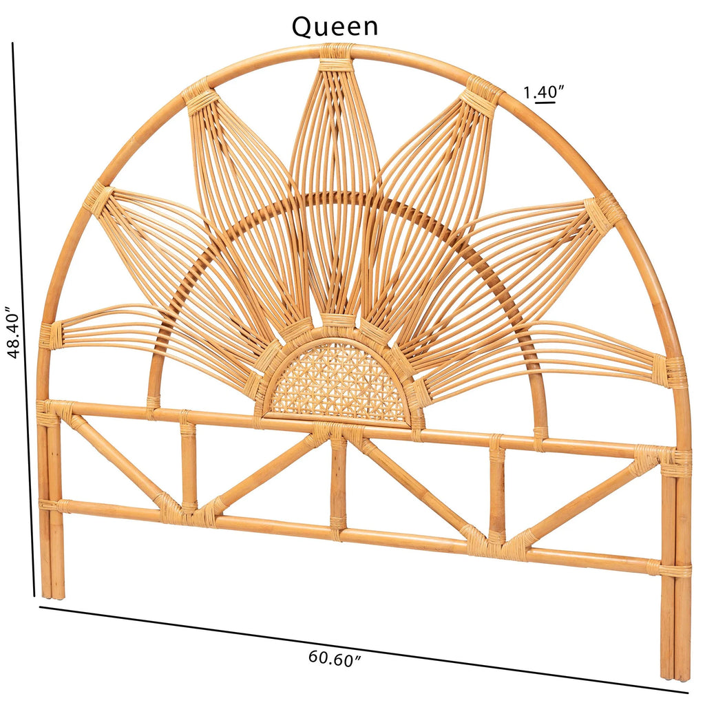 Queen Light Honey Standalone Headboard Q9916