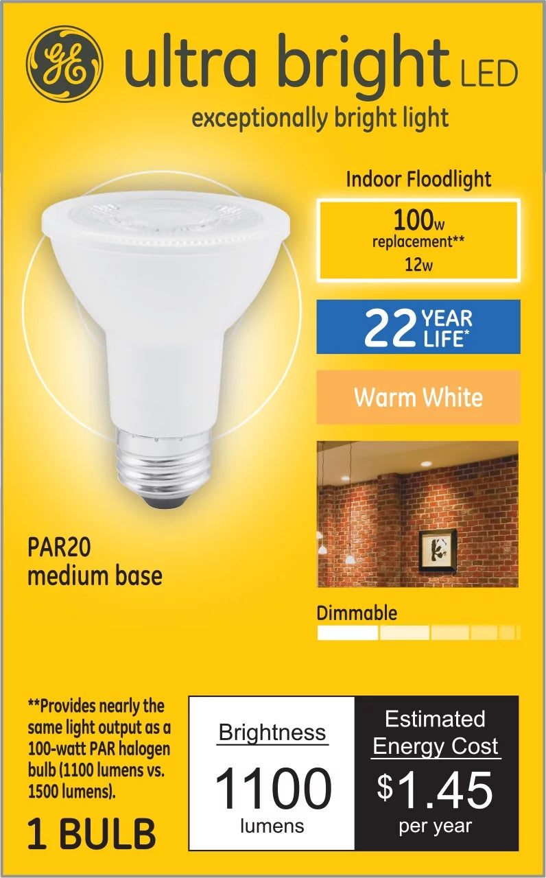 Warm White Dimmable LED Floodlight Bulb A20351