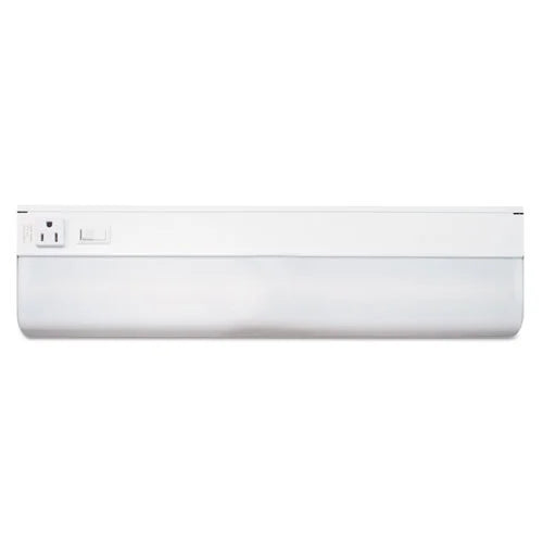 Under-Cabinet Fluorescent Fixture, Steel, White, Bundle of 2 V61503