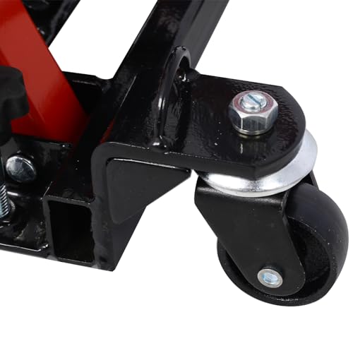 Hydraulic Motorcycle Lift Jack 1500 LBS Capacity with 4 Wheels T514