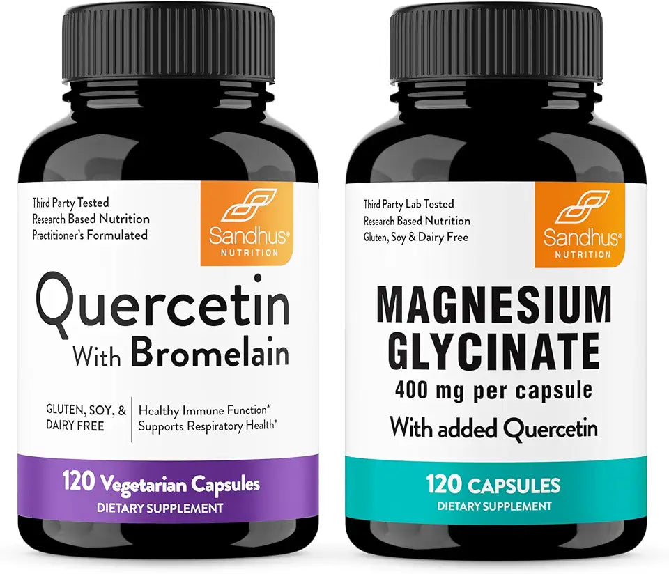 Quercetin with Bromelain & Magnesium Glycinate Capsules W404