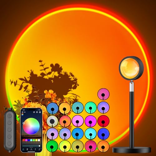 Multicolor Changing Projection Light Sunset Lamp W9656