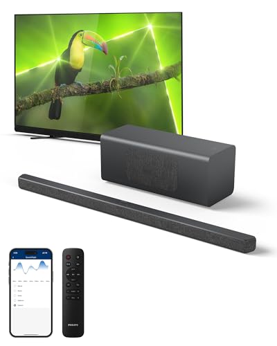 2.1 Soundbar with Wireless Subwoofer and DTS Virtual:X, 240W, Bluetooth 5.4, HDMI ARC, Dark Grey P978755