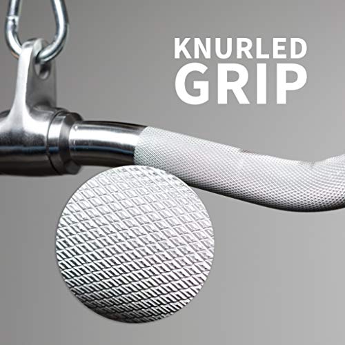 Cable Machine Attachments, Curl Bar, D-Handle, Ankle Cuff, Tricep Rope, Straight Bar V700