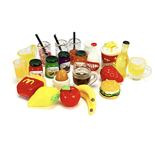 200 Piece Dollhouse Miniature Food Toy Set V84051