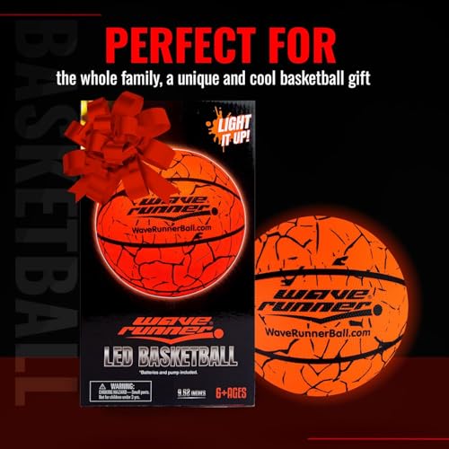 Light Up Glow In The Dark Basketball V4951