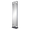 Black Rectangular Full Length Stand Mirror E897