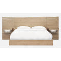 Live Edge Wall Bed with Floating Nightstands W7151