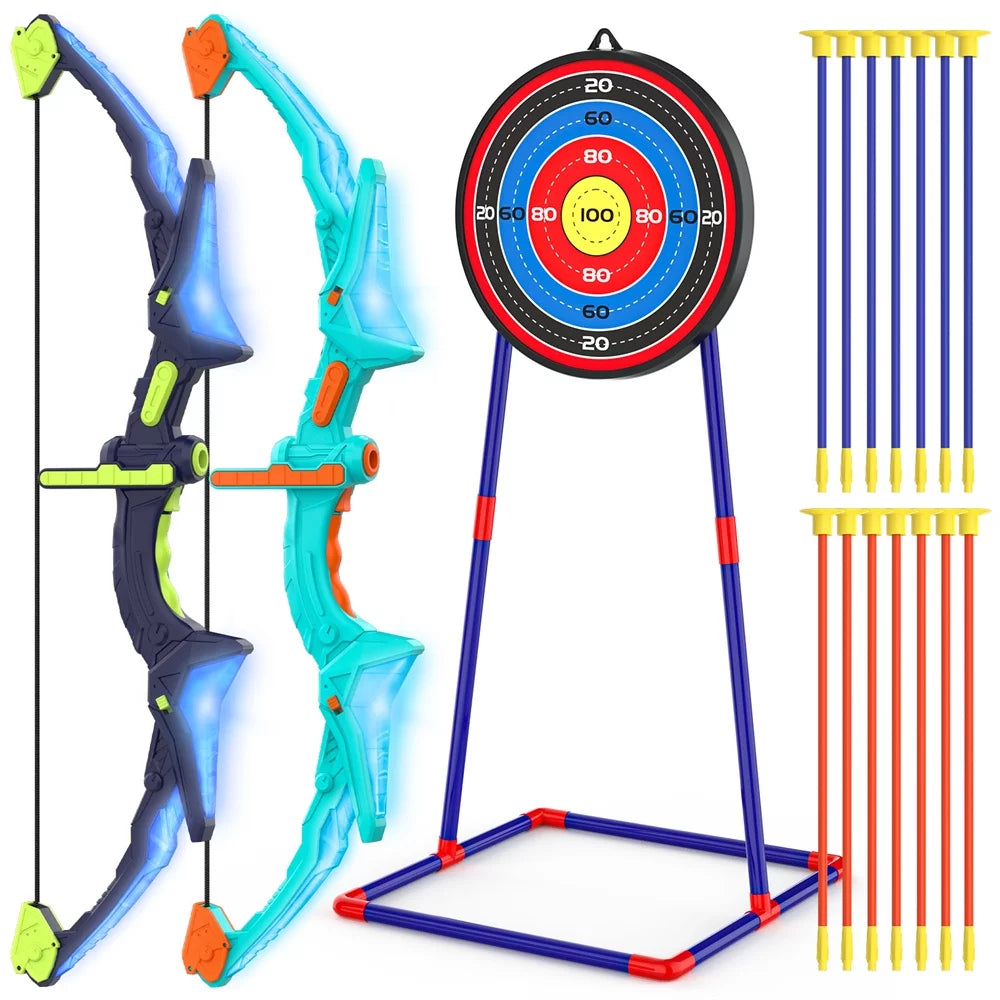 Bow and Arrow Kids Archery Set with 14 Suction Cups Arrows and Target P165