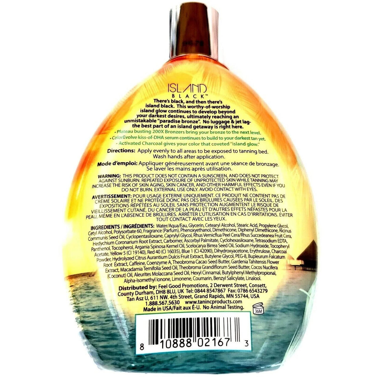 Tan Asz U ISLAND BLACK 200X Plateau Busting Bronzer - 13.5 oz. L419557