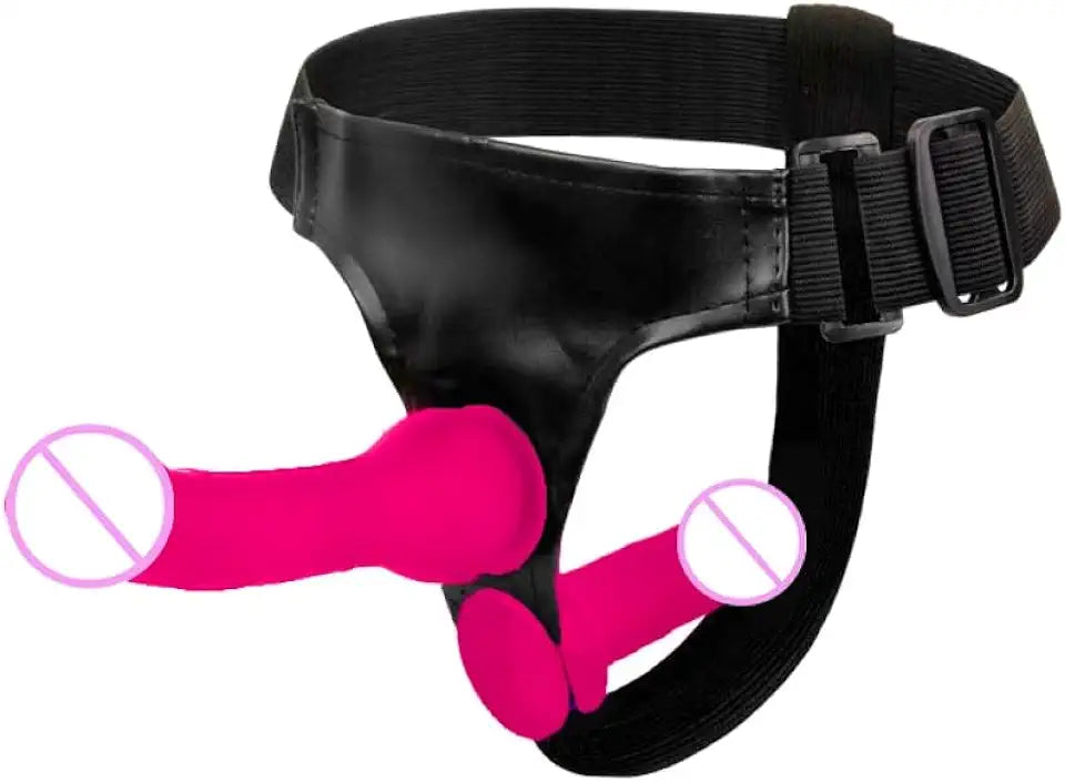 Transparent Ultra Elastic Harness Belt Strap On Dildo D418