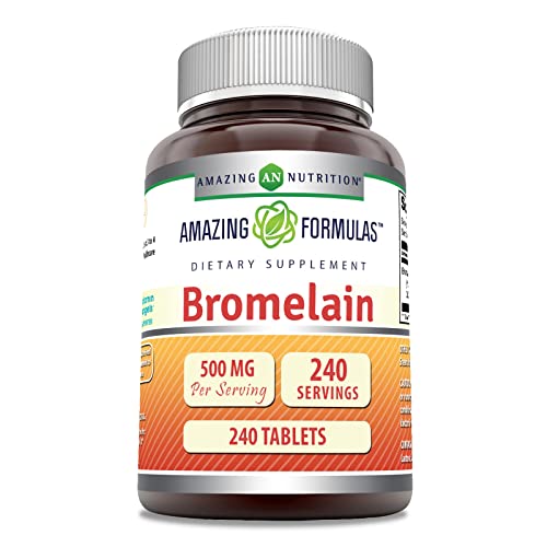 Bromelain 500 Mg Tablets Supplement (240 Count) O1052