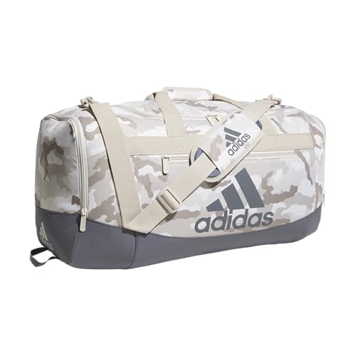 Large Black White Duffel Bag K8494
