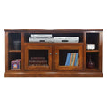 Dark Blue Poplar TV Stand with Bookcase Sides X70930
