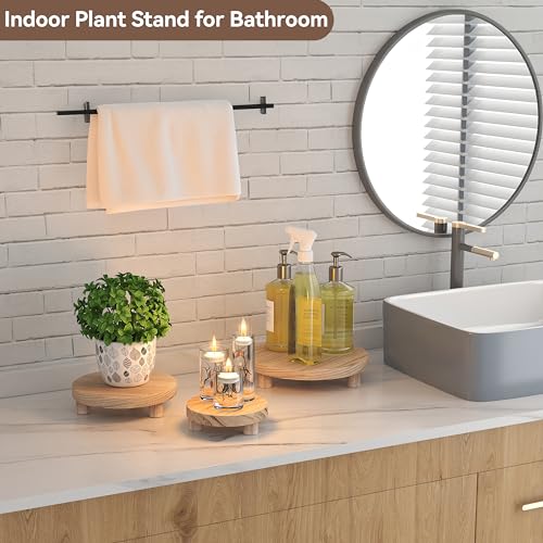 3 Pcs Wood Plant Stand Indoor Outdoor N69997