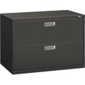 Charcoal 2 Drawer Lockable Filing Cabinet O781