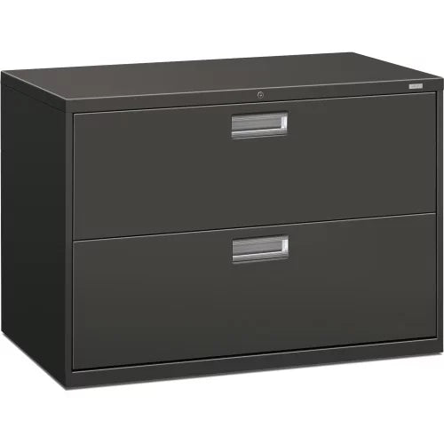 Charcoal 2 Drawer Lockable Filing Cabinet O781
