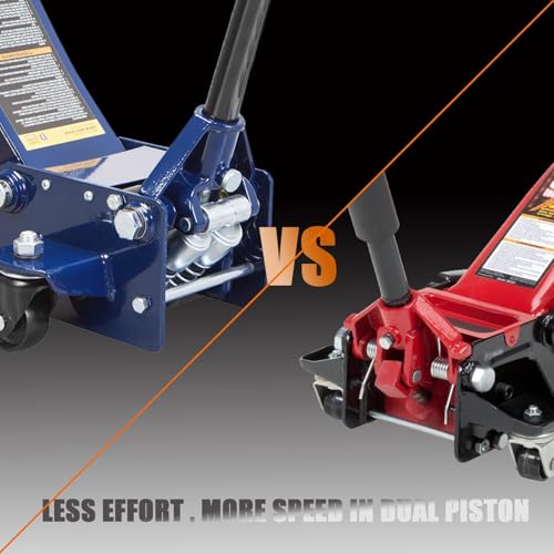Blue 2.5 Ton Hydraulic Low Profile Floor Jack X6388