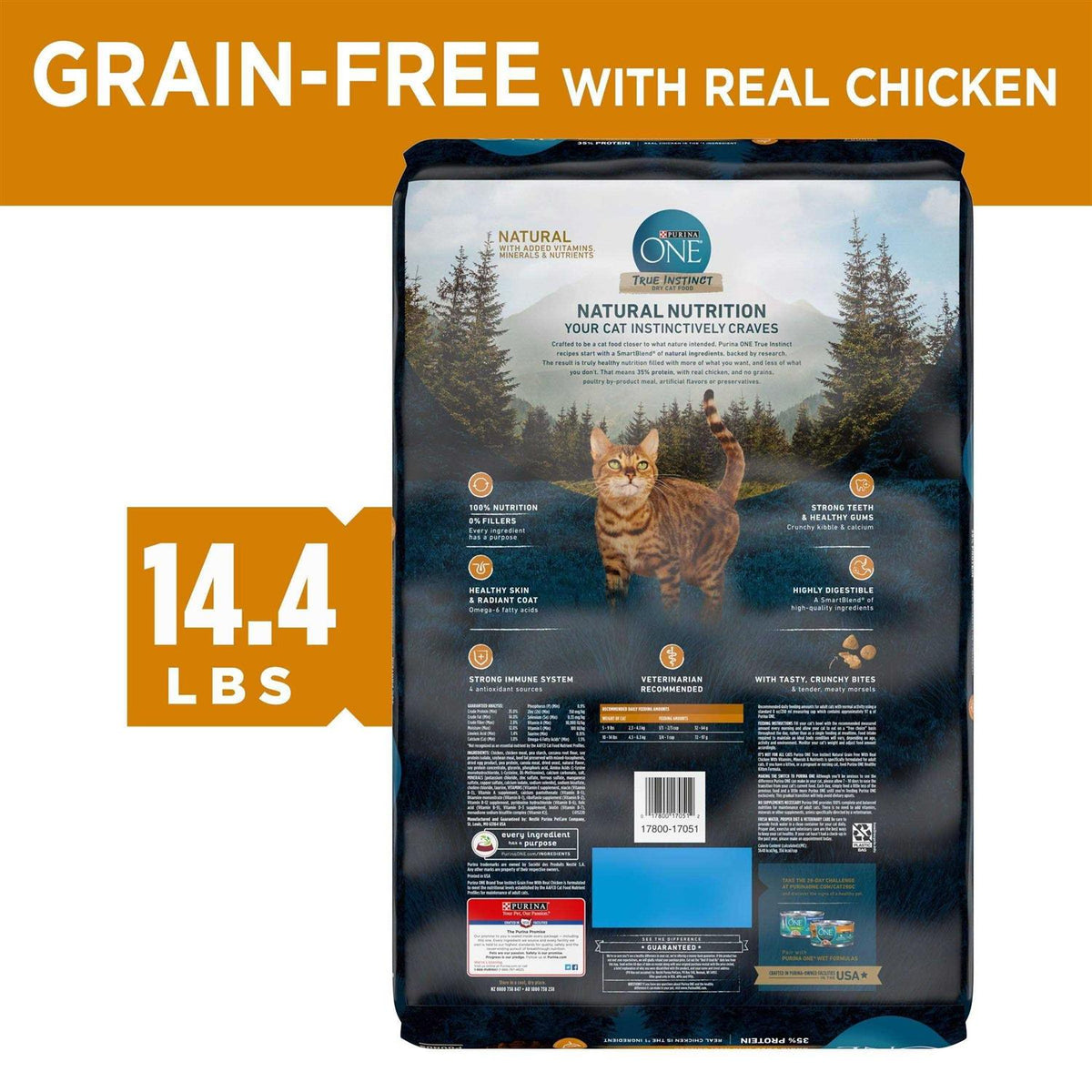 High Protein Grain Free Dry Cat Food V7589