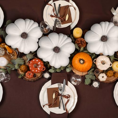 3 Pcs Large Faux Foam Artificial Pumpkin I1280