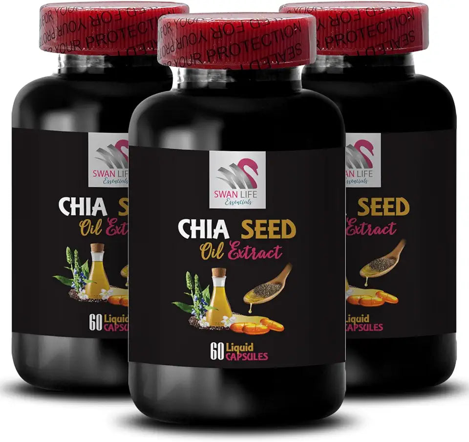Chia Seed Oil Extract 180 Capsules D53701