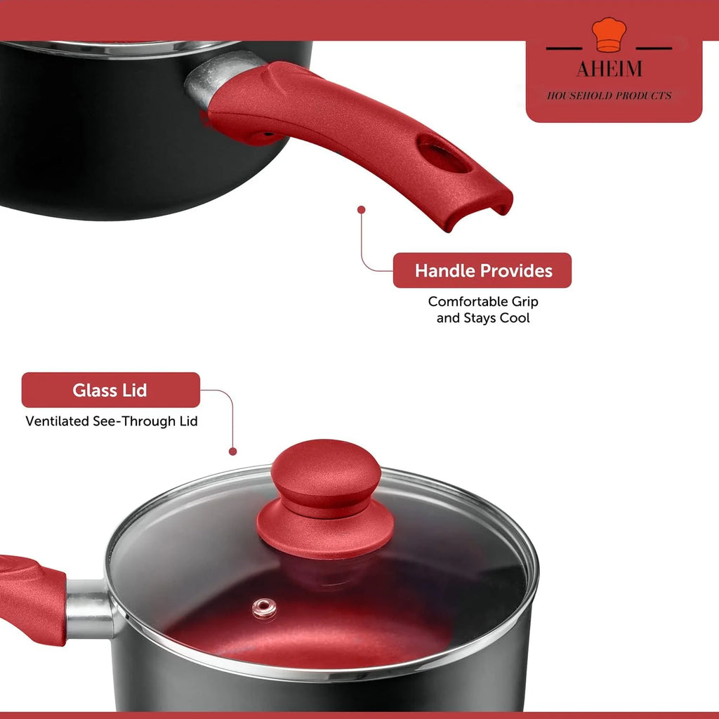11 Piece Aluminum Nonstick Cookware Set A76271