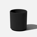 16" Plastic-Stone Planter Black B70182