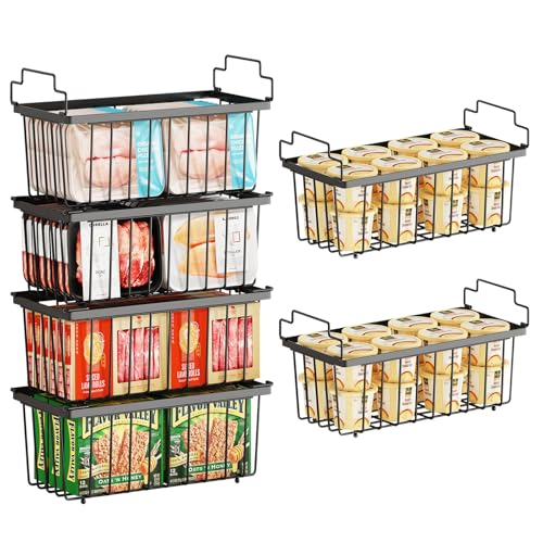 6 Pack Stackable Freezer Organizer Bins X664