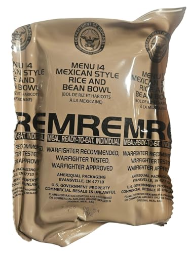 MRE Meal Ready to Eat with Entree Snacks Dessert Drink Mix Utensils W9509