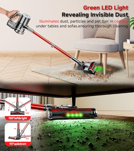 Cordless Stick Vacuum 500W 40Kpa 45Mins 1.5L Dust Cup B486