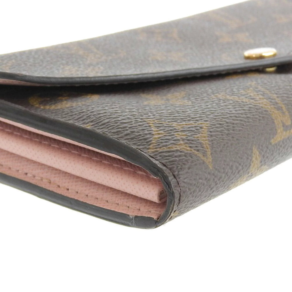 Pre-Owned Monogram Pink Long Wallet Q3745
