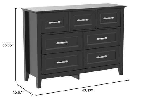 Beige 6 Drawer Wood Dresser H921414