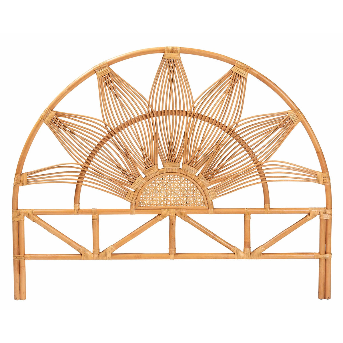 Queen Light Honey Standalone Headboard Q9916