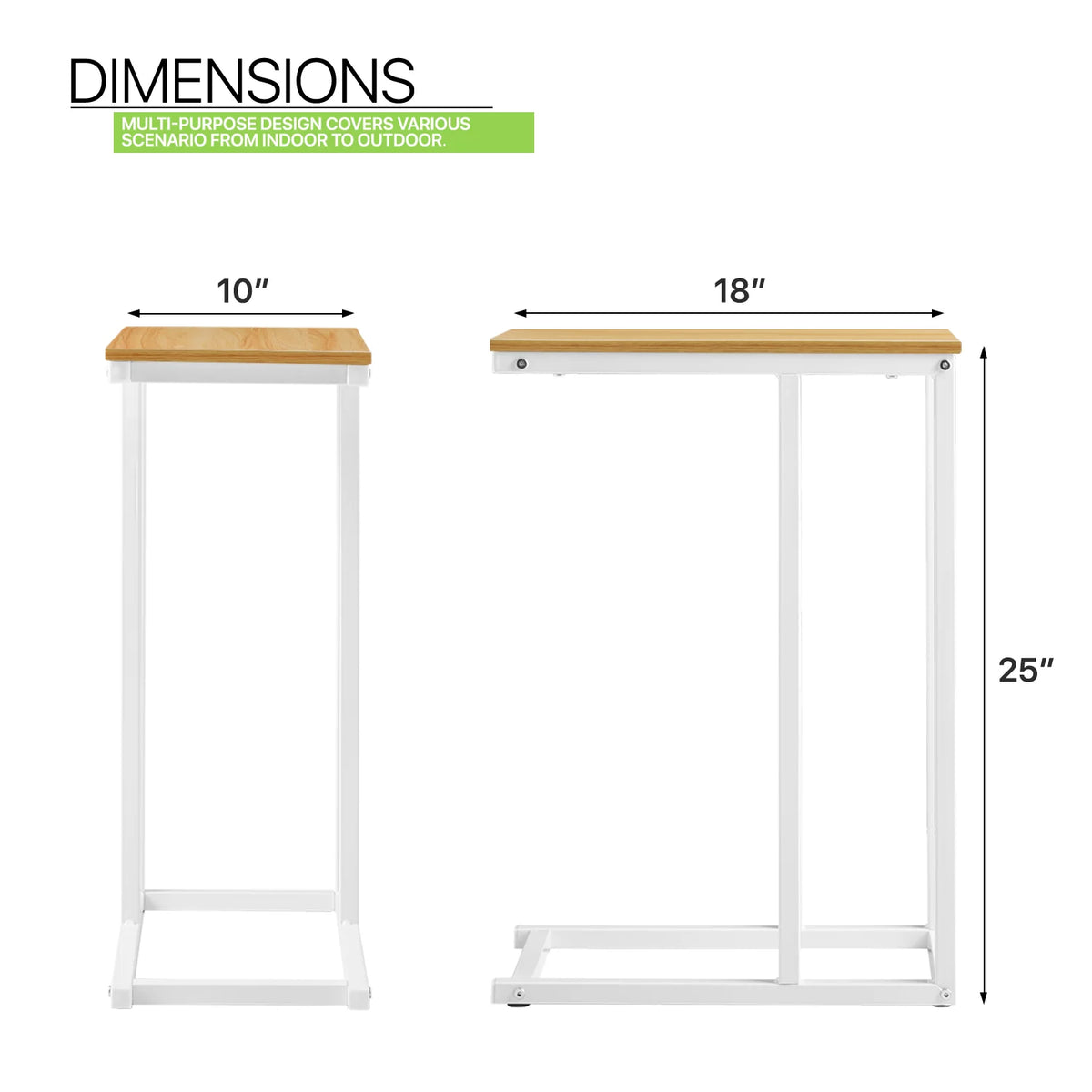 C-Shape Sofa Side Table E2067