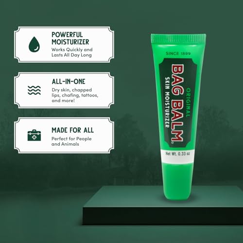 Bag Balm Skin Moisturizer Gift Box 0.33oz 4 Pack Lip Balm Tubes X70443