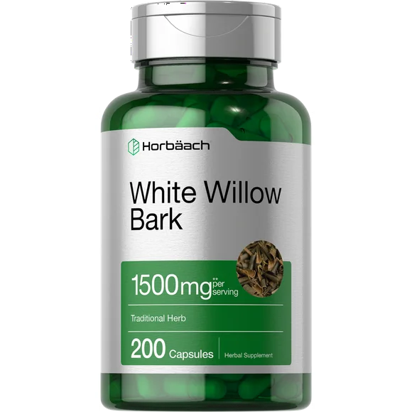 White Willow Bark Extract 1500mg 200 Capsules K926447