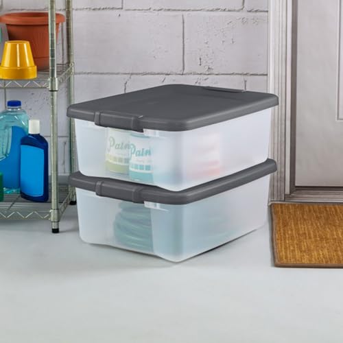 4 Shelf Lockable Plastic Storage Cabinet K22985