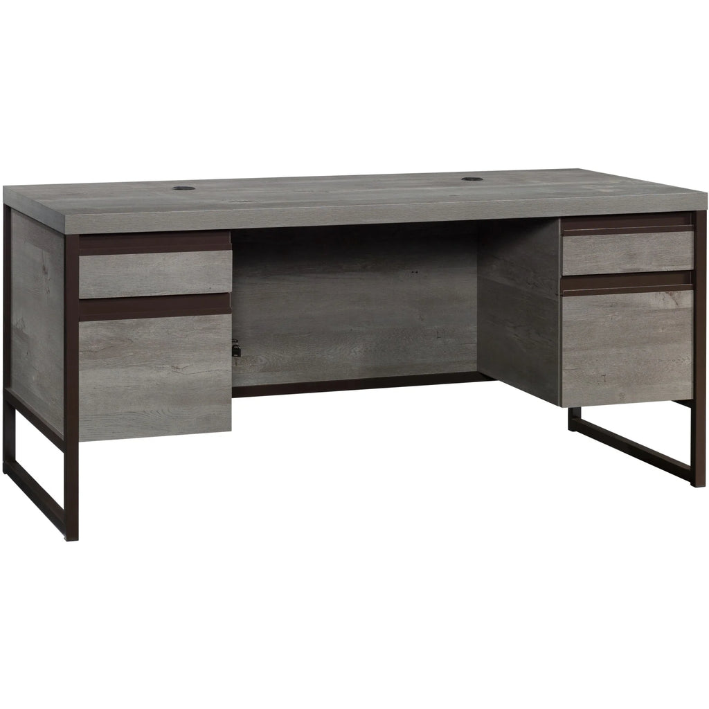 Engineered Wood Executive Desk in Mystic Oak M3418