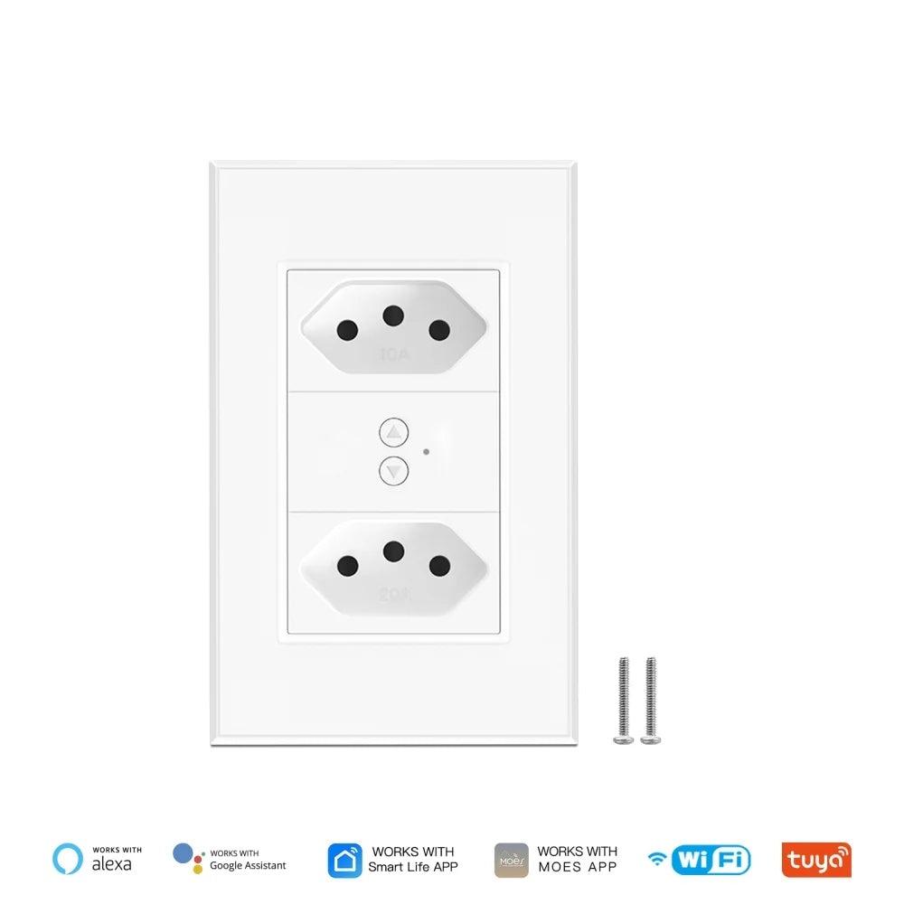 Smart WiFi Wall Socket 10A 20A Multiple Wall Outlet E6922