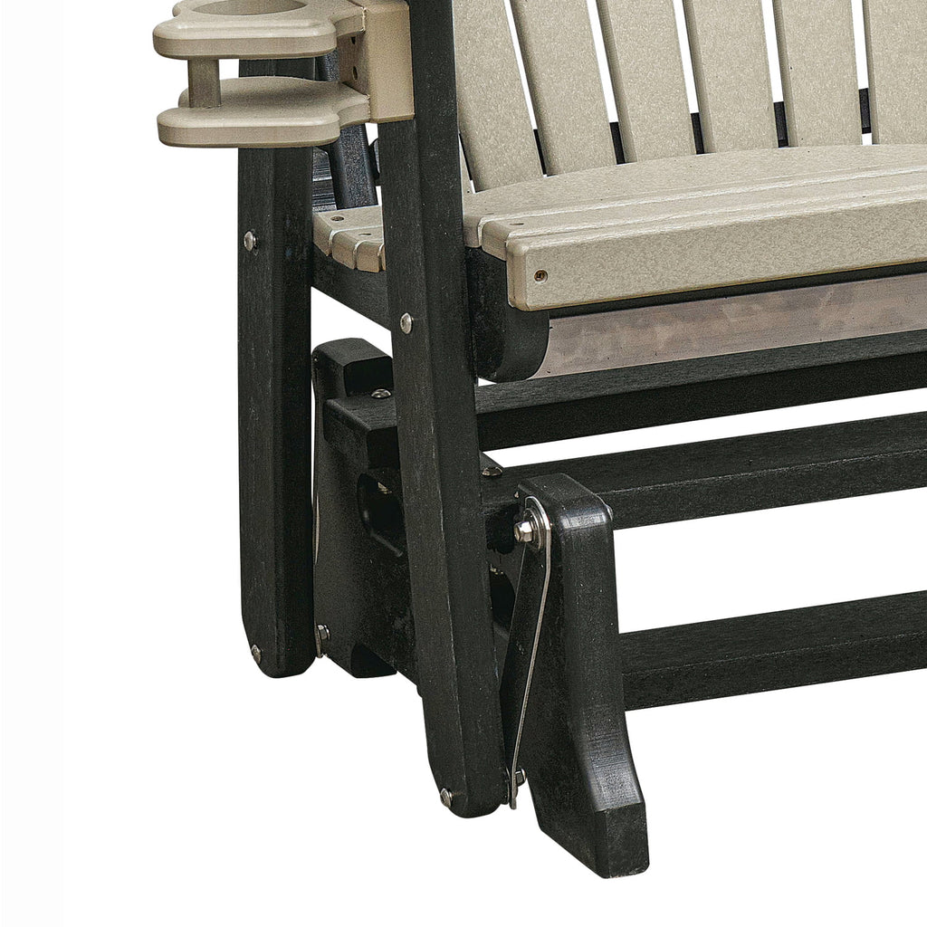 Weatherwood Back Glider with Black Base Y793638