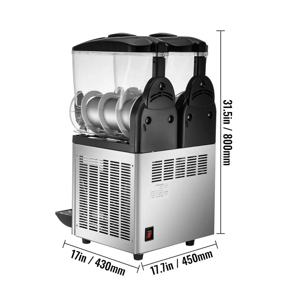 30L 1000W Stainless Steel Slushy Machine U6057