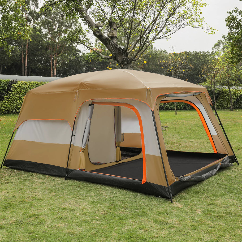 Extra Large 5-8 Person Waterproof Double Layer Cabin Tent V5235