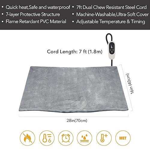 Pet Heating Pad 16 x 18 with Chew Resistant Cord I764170