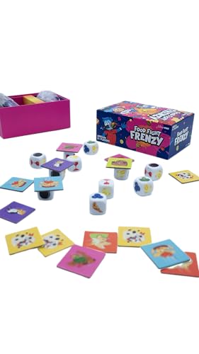 Fast-Paced Family Dice Game with 72 Tiles & 13 Oversized Dice M138