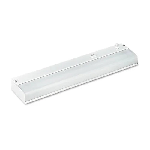 Under-Cabinet Fluorescent Fixture, Steel, White, Bundle of 2 V61503