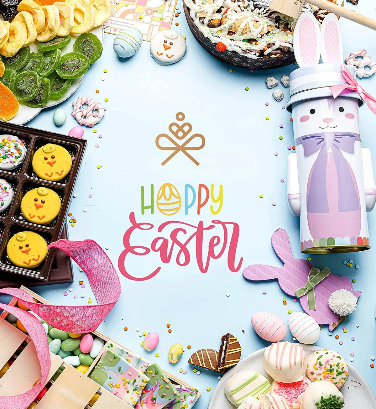 Snack and Treat Filled Easter Crate U2944